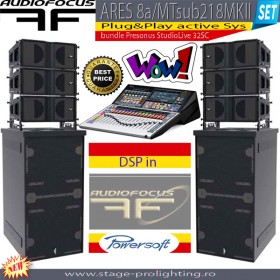 Audiofocus ARES 8a-MTsub218 MKII - Presonus StudioLive 32SC